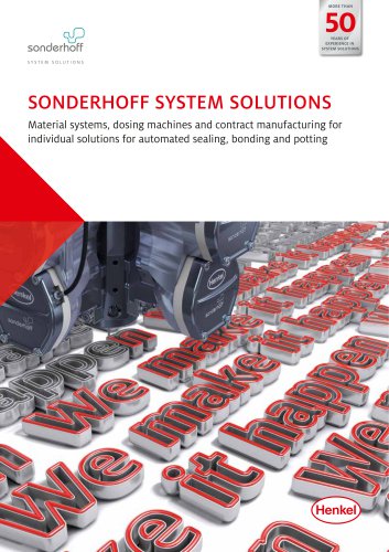 SONDERHOFF SYSTEM SOLUTIONS