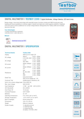 Testboy 2200