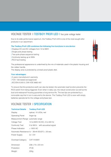 Testboy Profi LED