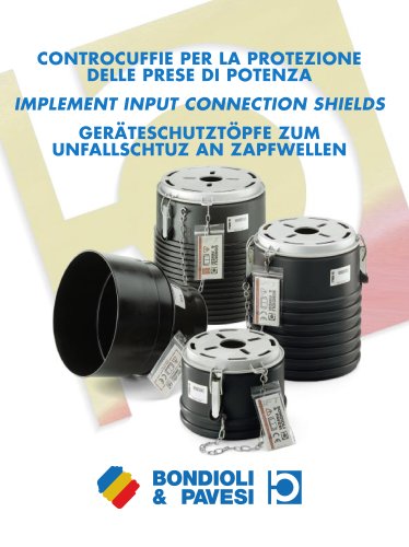 Input implement connection shields  