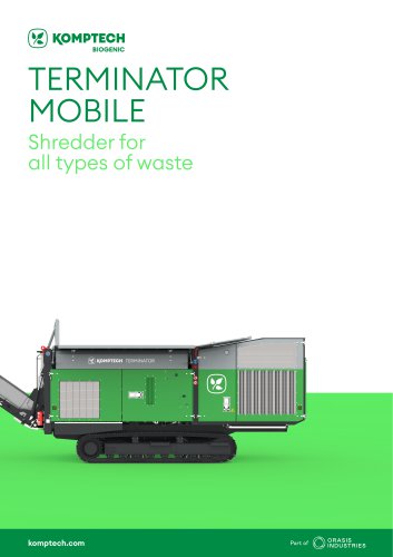 Terminator Mobile - Shredder for all types of Waste