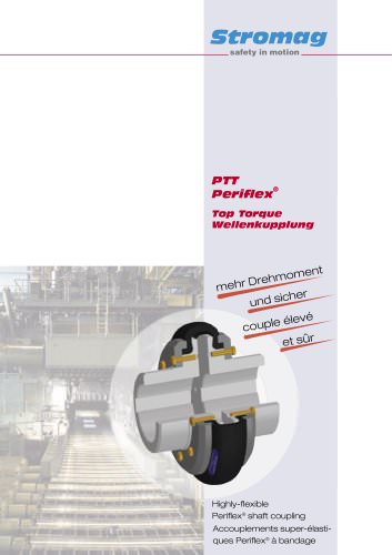 Highly-flexible Periflex® Top Torque Shaft Couplings