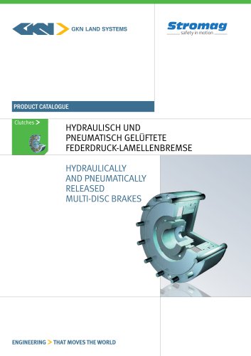 Hydraulically and Pneumatically released Multi-Disc Brakes