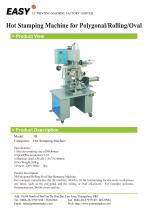 Hot Stamping Machine for Polygonal/Rolling/Oval