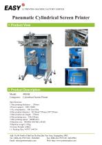 Pneumatic Cylindrical Screen Printer