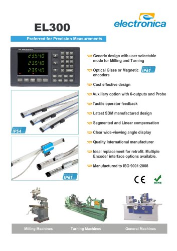 EL360A - DRO System for Rotary Tables for machine tool