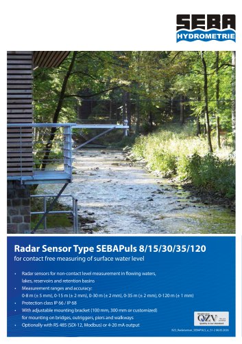 Radar Sensor Type SEBAPULS