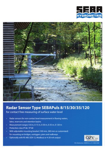 Radar Sensor Type SEBAPULS