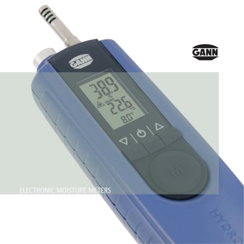 ELECTRONIC MOISTURE METERS