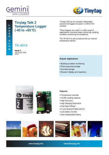 Temperature data logger TK-4014