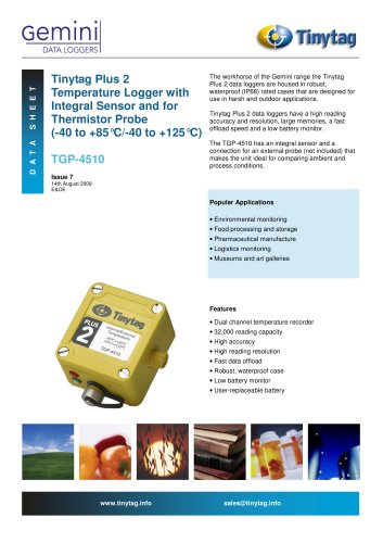 Temperature logger TGP-4510