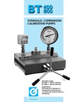 HYDRAULIC COMPARISONCALIBRATION PUMPS