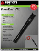 FiberTest VFL PN: 3340 Product Flyer