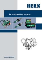 Tarpaulin welding systems