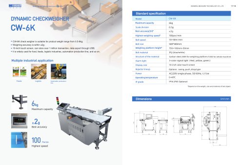 Checkweigher CW-6K