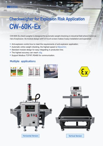 General Measure ChexGo CW-60K Ex Checkweigher