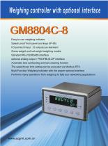 GM8804C-8 Weighing Controller with Optional Interface for Industrial weight