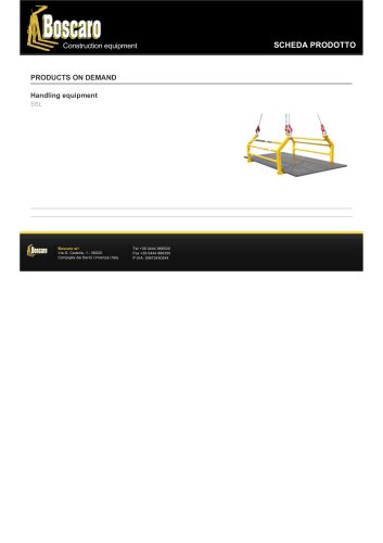 Handling equipment SSL