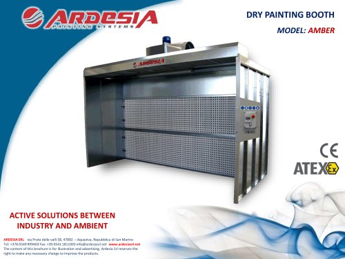 Dry painting booths - AMBER