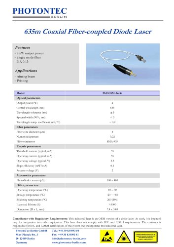 Fiber-coupled Diode Laser