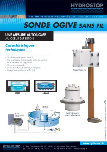 Wireless Ogive  Probe