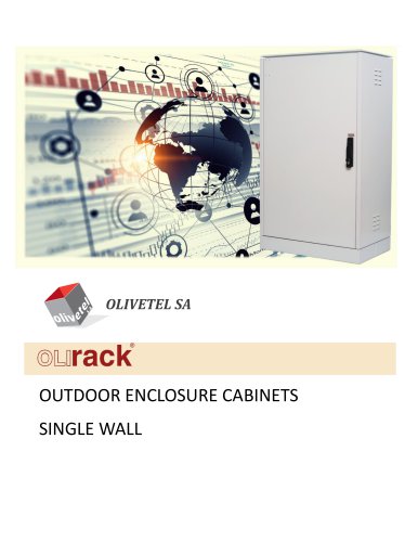 Single Wall Outdoor Enclosure Cabinets