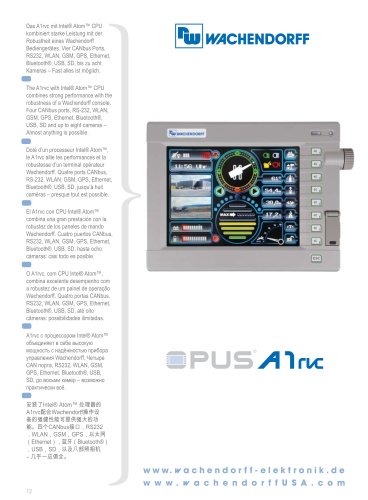 OPUS A1rvc Technical Data