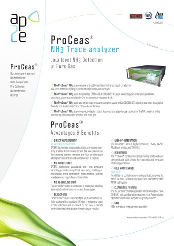 ProCeas® NH3 analyzer