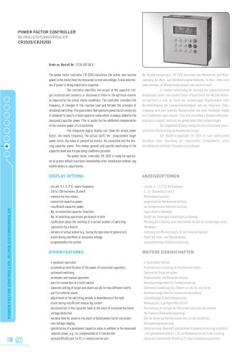 Power Factor Controller