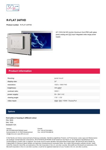 R-FLAT 24/FHD