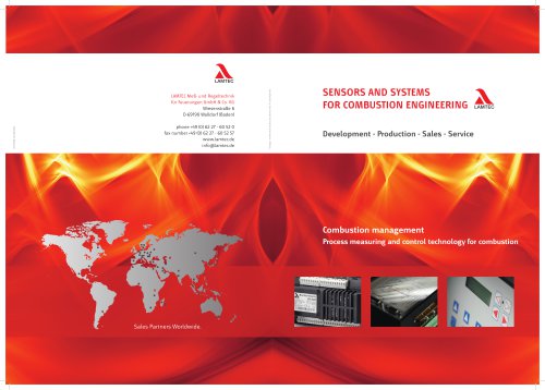 Combustion management Process measuring and control technology for combustion