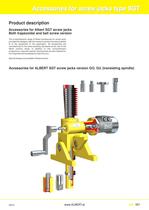 Accessories for SGT high performance screw jack ALBERT