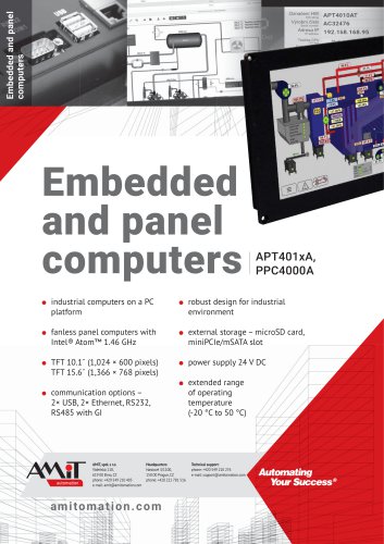 Embedded and panel computers