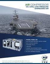 AIR COMPRESSOR OIL-LESS, LOW-PRESSURE SHIPBOARD AIR