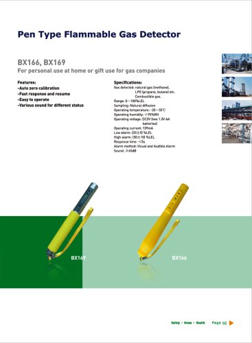 Pen Type Flammable Gas Detector