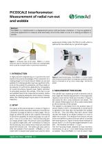 PICOSCALE Interferometer: Measurement of radial run-out and wobble