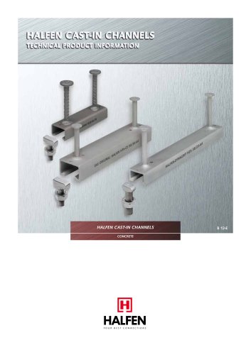 Steel profile anchor channel