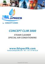 CLIM 3000 - CATALOG - SPECIAL STEAM CLEANER FOR AIR CONDITIONINGEAM CLEANER AIR CONDITIONING