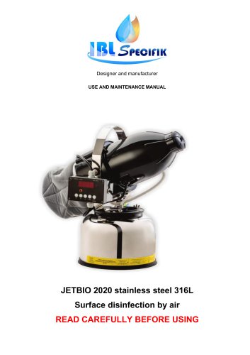 JETBIO 2020 - USE AND RECOMMENDATIONS MANUAL -  EN