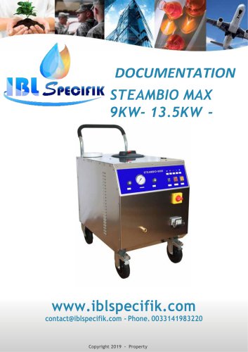 STEAMBIO MAX 9000- 13000 - 18500 W - DOCUMENTATION - EN