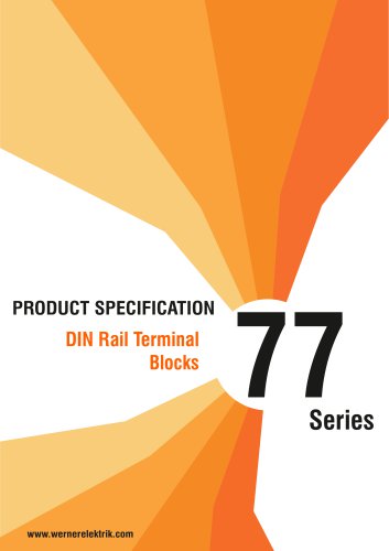 77 Series DIN Rail Terminal Blocks