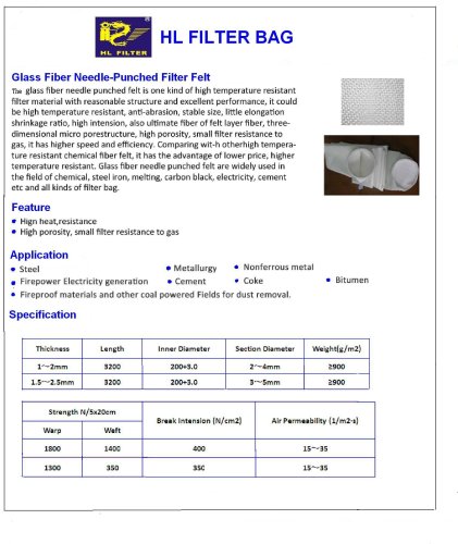 Dust collector filter cloth