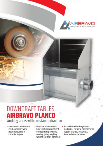 Downdraft Tables