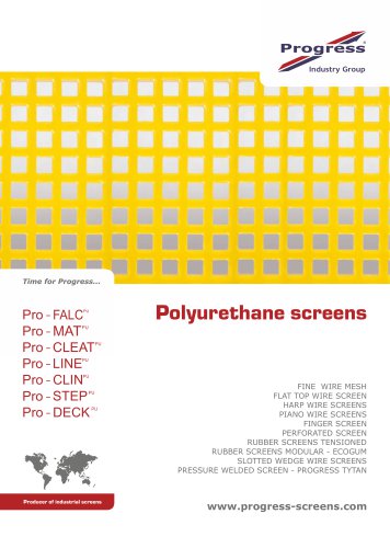 Polyurethane screens