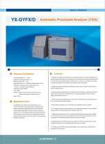 AUTOMATIC PROXIMATE ANALYZER