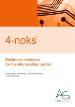 4-noks Catalogue - Electronic solutions for the photovoltaic sector