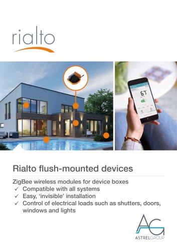 Rialto flush-mounted devices