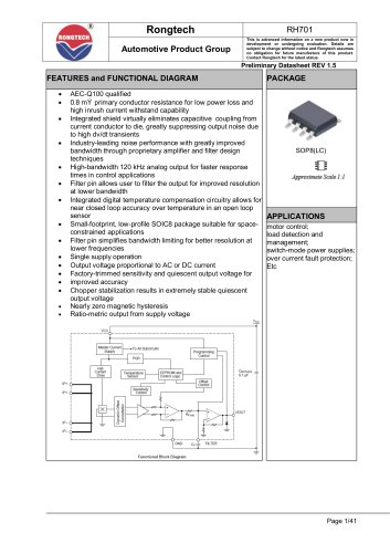 RH701 current IC senser