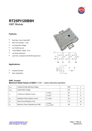 "RT25PI120B9H" IGBT Module