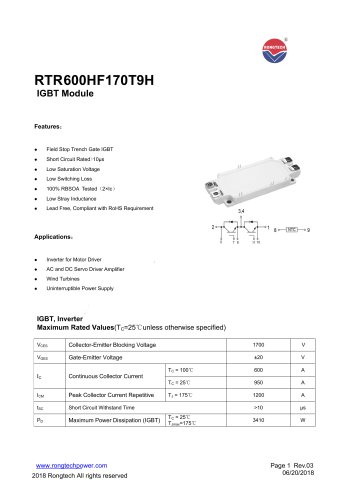 RTR600HF170T9H  IGBT module